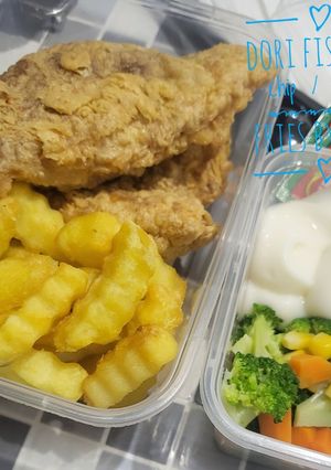 Foto resep Dori fish and chip / french fries