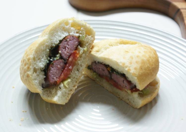 recettes My Grilling Spot Chorizo Sandwich