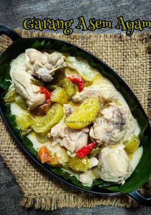 Foto resep Garang Asem Ayam (dengan santan)