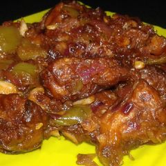 A picture of Cauliflower manchurian.