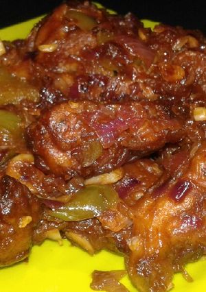 A picture of Cauliflower manchurian.