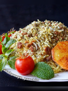 عکسی از دستور شویدپلو با گوشت چرخکرده 🌸