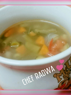 صورة لوصفة شوربة الخضار دايت 💪🍲