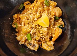 Una foto de Camarón Pad Thai