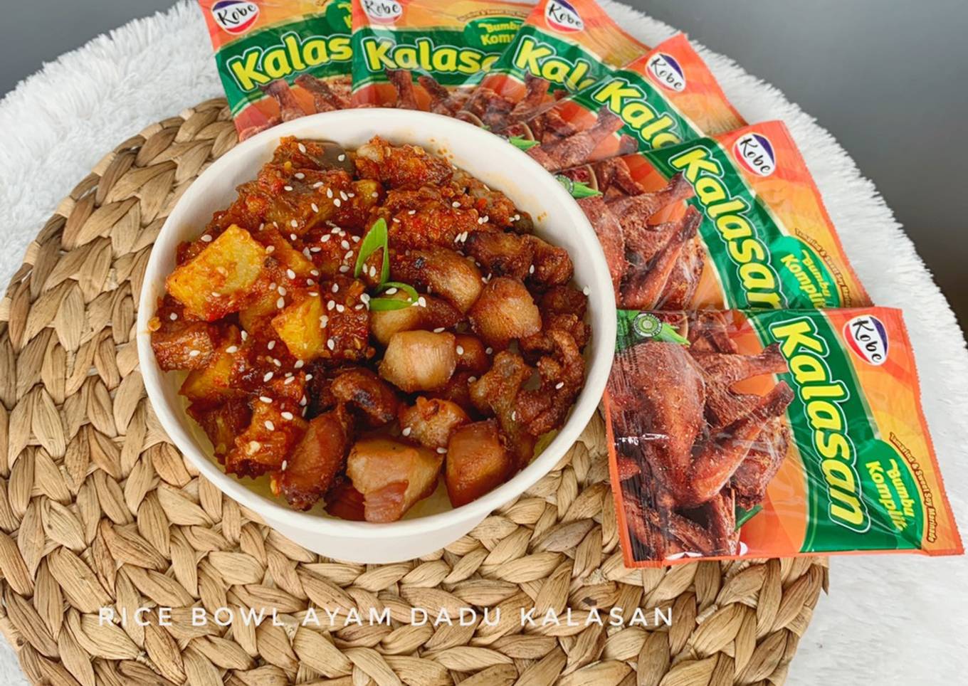 Rice Bowl Ayam dadu kalasan