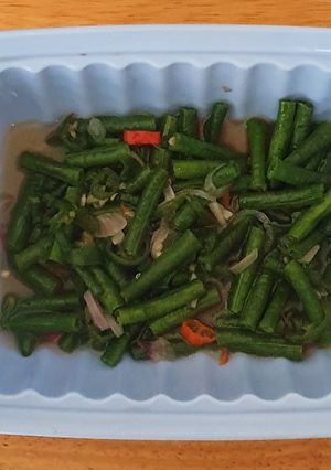 Foto resep Oseng Kacang Panjang Polos