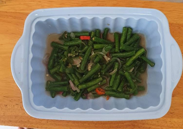 Oseng Kacang Panjang Polos