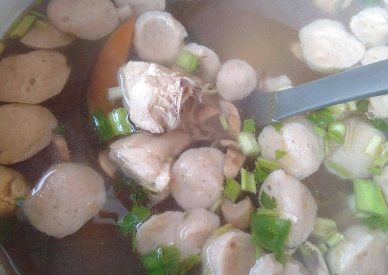 Sop Bening Ayam Jamur