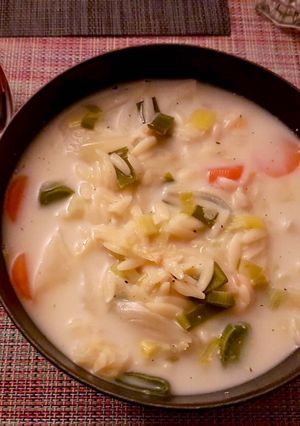 Une photo de Soupe de légumes et petites pâtes
