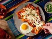 Una foto de chilaquiles sin chile