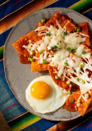 Una foto de Chilaquiles Rojos