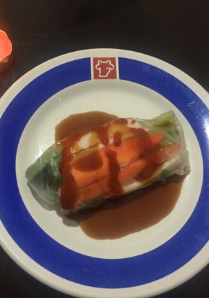 Una foto de Tacos vietnamitas de surimi