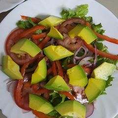 Avocado Tomato Salad A picture of Avocado Tomato Salad.