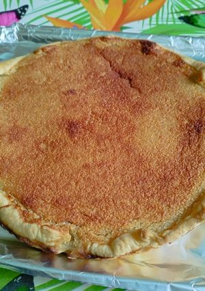 Une photo de Ma tarte au flan coco