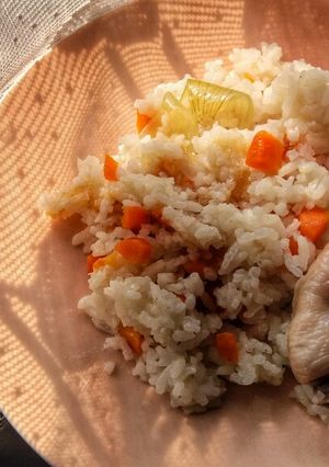 Foto resep Nasi Ayam Rice Cooker (MPASI 1+)