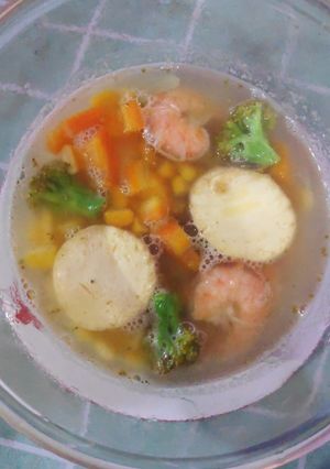 Foto resep Sup Jagung Tofu