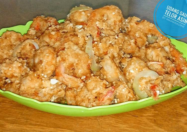 Cara Memasak Udang Saus Telor Asin yang Lezat