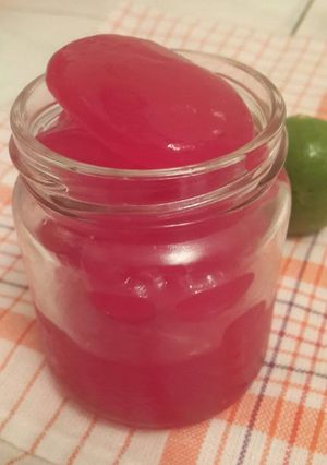 Foto resep Manisan kolang kaling rasa strawberry jeruk nipis by susie agung