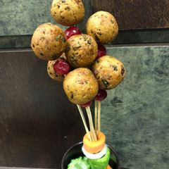 A picture of Peel of bitter gourd lollipop.