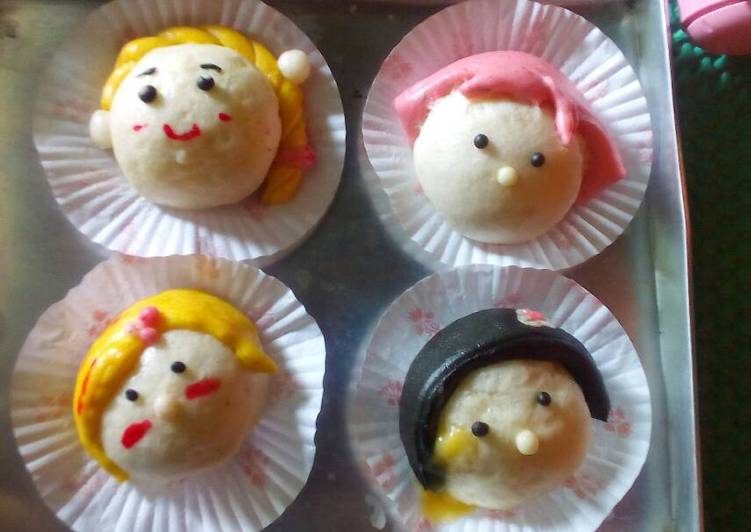 Resep Bakpao karakter Anti Gagal