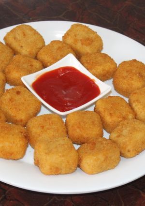A picture of Potato Bites - Quick & Easy Snack Recipe - Potato Snacks.
