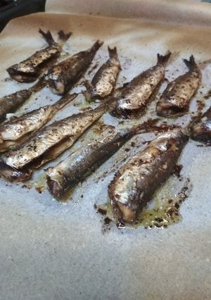 Una foto de Sardinas al horno