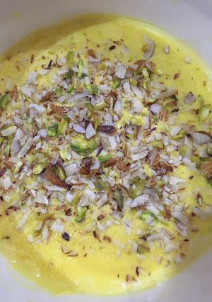 A picture of Mango Ice Cream.
