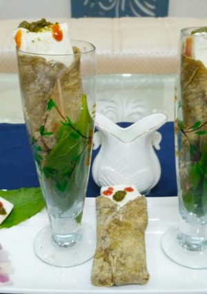 A picture of Palak Paneer Wrap.