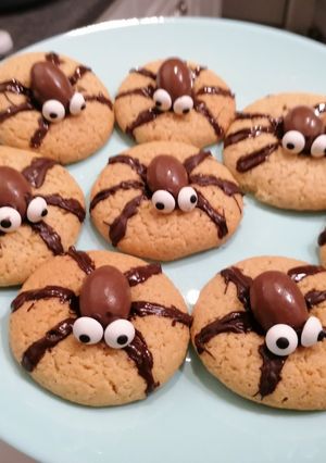 Une photo de Cookies araignées