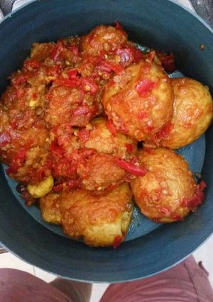 Foto resep Telur Bumbu Bali Simple Enak