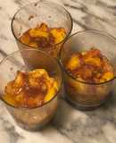 Semifreddo pesche e amaretti velocissimo