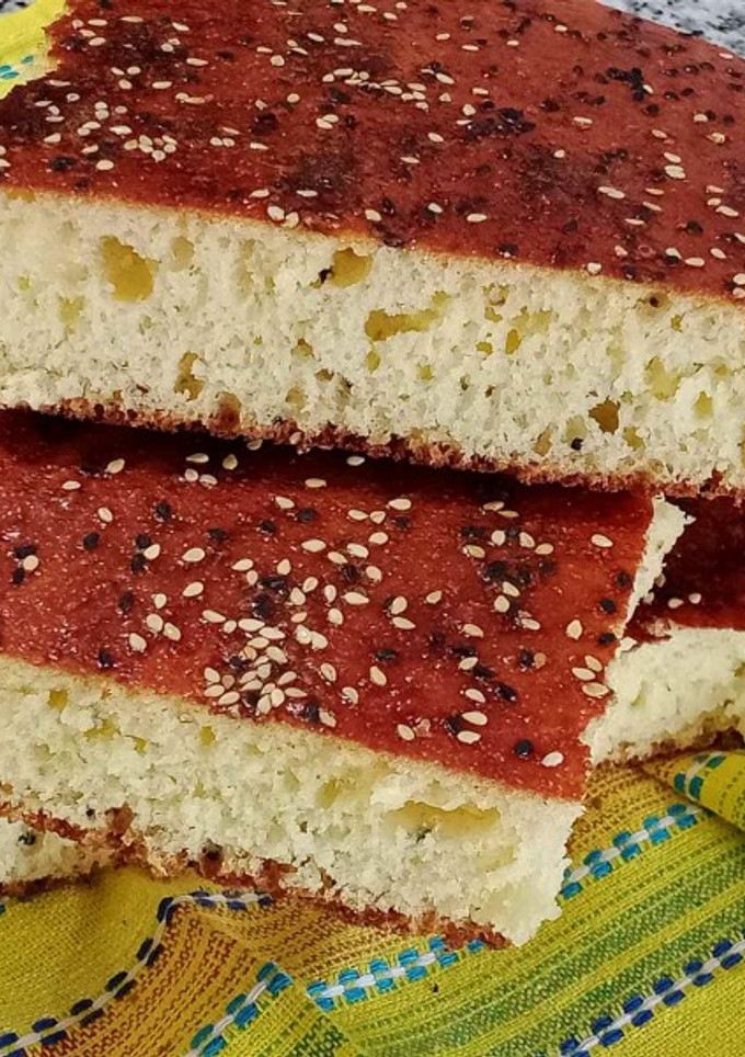 صورة لوصفة خبز الداربالسميد التقليدي
