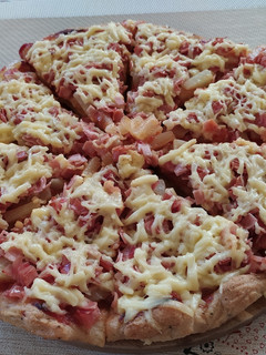 Hawaii pizza #gluténmentes #tejmentes recept fotója