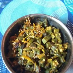 A picture of Masale wali Bhindi.