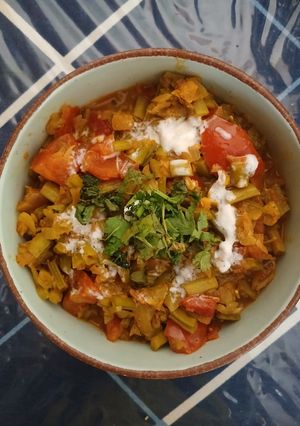A picture of Cluster beans- Ridge gourd Masala.