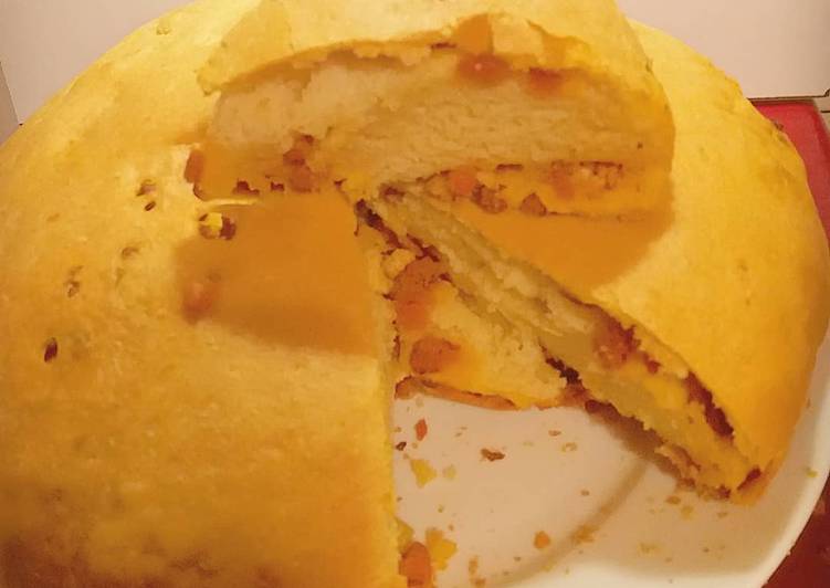 Torta rustica formaggio e salumi