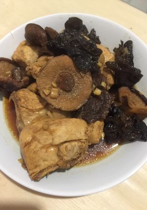 Foto resep Ayam Jamur Kecap