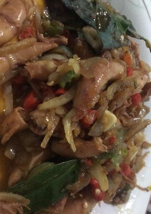 Foto resep Cumi Asin Pedas