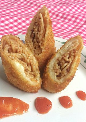 Foto resep Resoles spaghetti bolognese