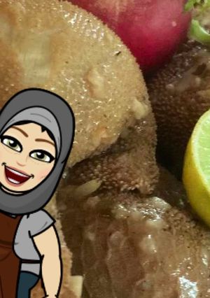 صورة لوصفة فوارغ الخروف المحشيه رز