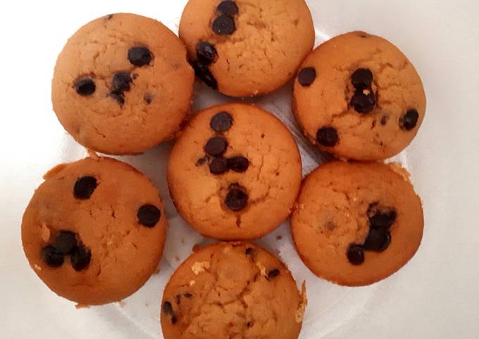 Gluten-Free Chocolate Chips Rice Flour Muffins