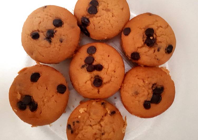 Gluten-Free Chocolate Chips Rice Flour Muffins
