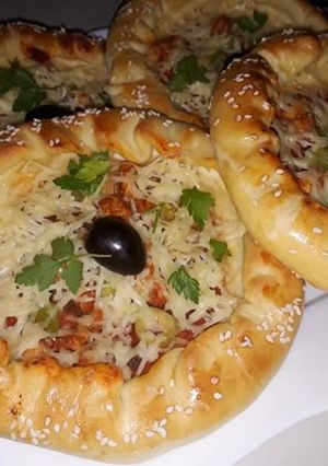 صورة لوصفة بيتزا بشكل جديد