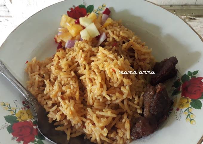 Ternyata ini loh! Cara termudah bikin Nasi Kebuli Daging Sapi yang nagih banget