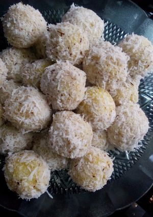 Foto resep Kue bola kelapa gula merah
