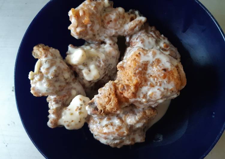 DICOBA@ Resep Ayam Oregano Saus Keju menu masakan harian