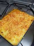Pastel de carne con puré de patata al horno