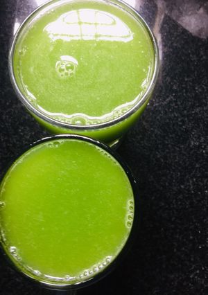 A picture of Green juice.
