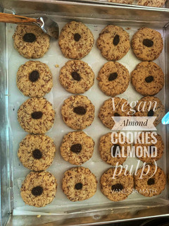 Foto resep Vegan Almond Cookies (Almond Pulp)