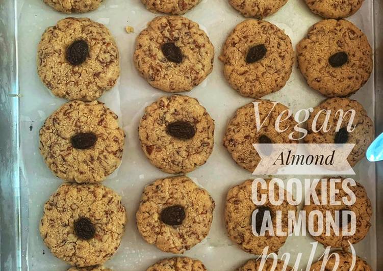 Resep @ENAK Vegan Almond Cookies (Almond Pulp) kue sehari-hari